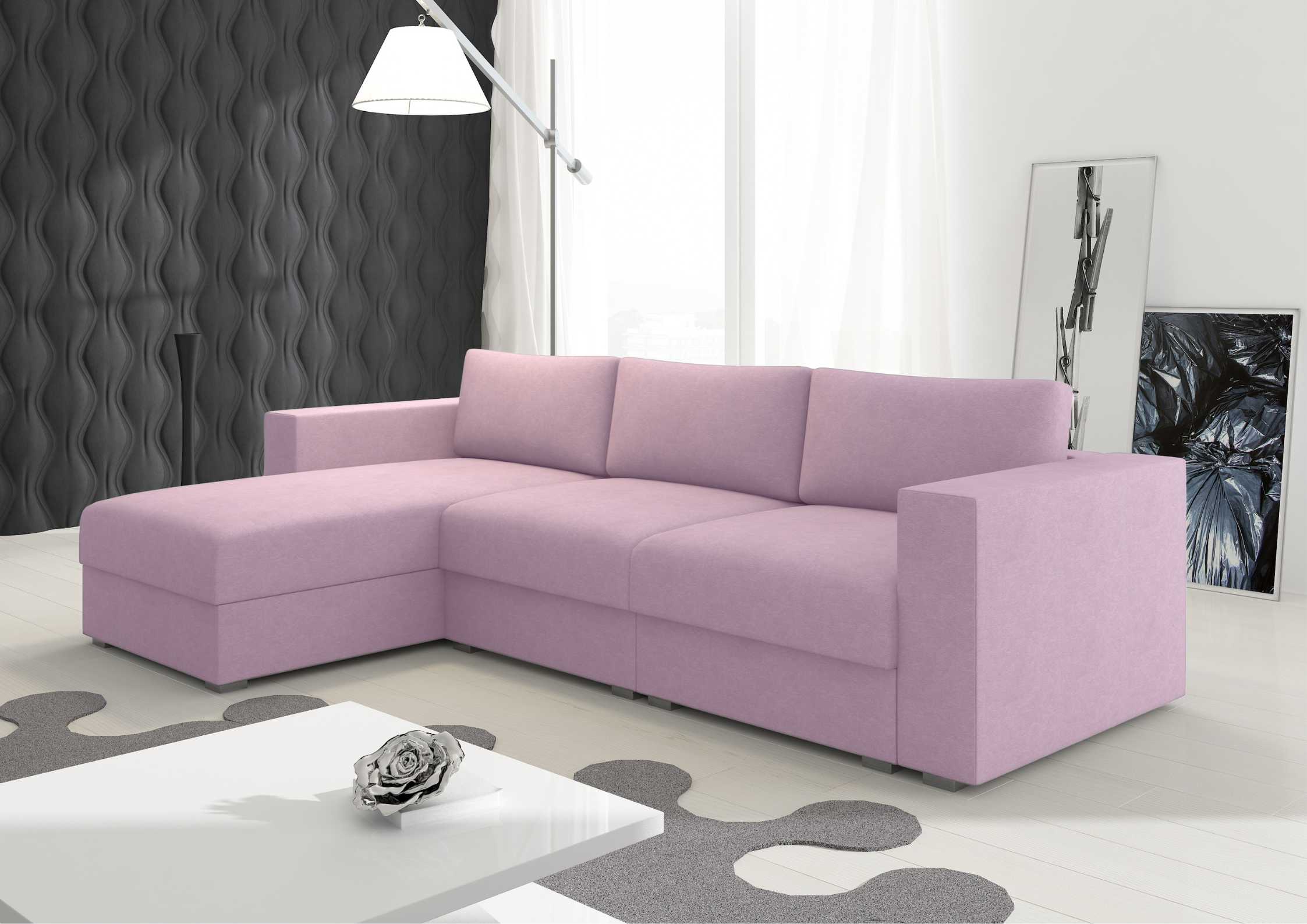 Modułowy narożniki w kolorze różowym